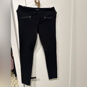 PAIGE Black Straight Leg Pants